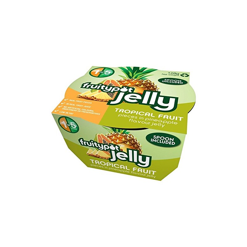 FruityPot Jelly Tropical Fruit (120g) - Pack of 2
