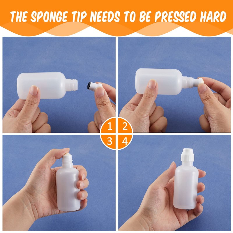 Tessco 4 Set 2 Ounce Empty Bingo Daubers Paint Squeeze