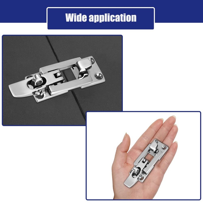 ODYSUNRAL Marine Anti-Rattle Square Latches for Boat Door Hatch, Hold
