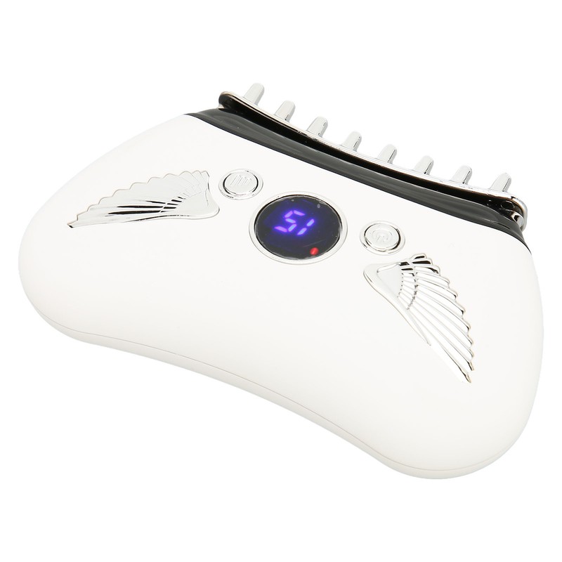 Electric Meridian Massage Brush 16 Gears Hot Compress Microcurrent Body