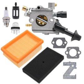 Amazeful C1Q-S210 Carburetor Kit with air Filter for Stihl BR350 BR350Z BR430 BR430Z BR450 BR450C SR430 SR450 Backpack Blower Zama C1Q-S210 C1Q-S210B Replace 4229 129 0901