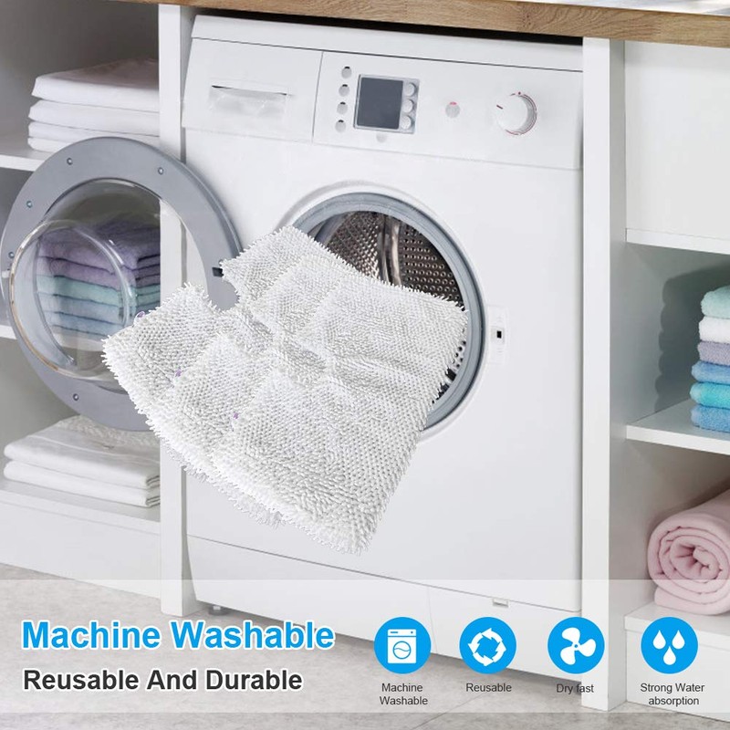 Fushing Household Microfiber Replacement Cleaning Pads for Shark Steam Pocket