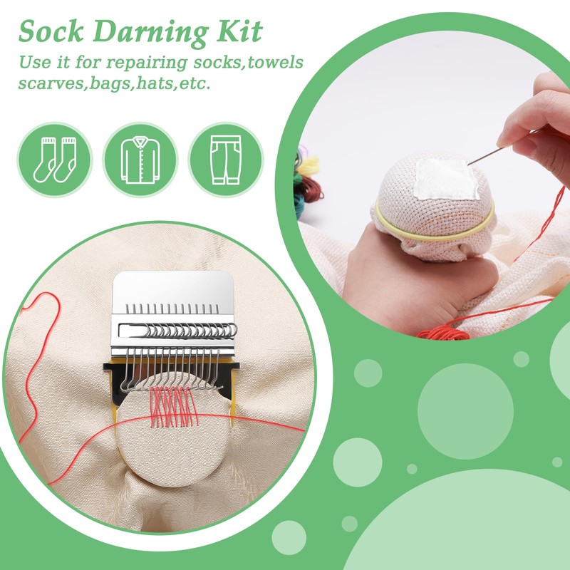 Windspeed Darning Egg Darning Mushroom for Socks Darner Egg Kit