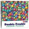 Cheatwell Games 500 Piece Double-Trouble Jigsaw Puzzle Beetlemania