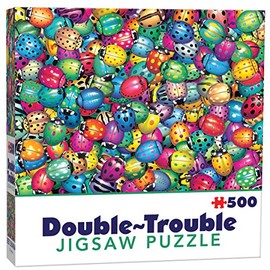 Cheatwell Games 500 Piece Double-Trouble Jigsaw Puzzle Beetlemania