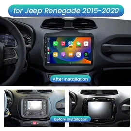 Fortdows For Jeep Renegade 2015-2020 Apple Carplay Android 12 Car Radio Stereo GPS WiFi