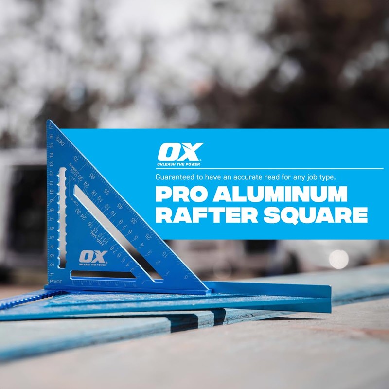 OX Tools Pro Aluminium Rafters Square Metric - 300mm