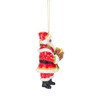 African American Kwanzaa Santa Ornament