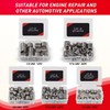 AKM 338Pc Thread Repair Kit, HSS Drill Helicoil Repair Kit