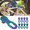 VGEBY Bicycle Chain Links, Steel, Colourful, Missing Link Connector, 12