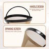 2 Pack Reusable Coffee Filter, 6-12 Cup Cone Coffee Filter