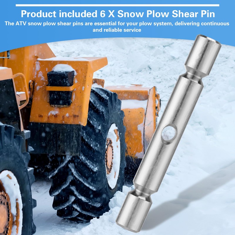 Tandefio 6 Pcs Pro Shear Pins Compatible with ATV Snow