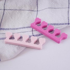 SellerHub Pedicure Manicure Finger and Toe Separator Heart Cotton Sponge (S40718202) / 페디큐어 매니큐어 손가락 발가락 고정 분리대 하트 코튼 스펀지 (S40718202)