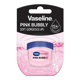 Vaseline - Bálsamo para Labios, Mini Tarro (7 grs/1 Pieza), ¡Protección Hasta 72 hrs!, Pink Bubbly