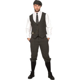 Wilbers & Wilbers 20s Peaky Blinders Suit Costume Knickerbocker 20s, black