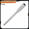 sourcing map 3pcs Nut Driver Drill Bit 10mm Metric Impact
