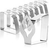com-four® 8x premium tablecloth clips made of stainless steel -