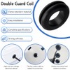 Wolfride 180Pcs Rubber Grommet Assortment Kit O Ring Washer Set