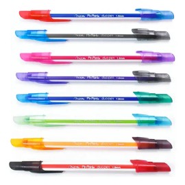 6pz Boligrafo Doble Punta Azor Pin Point Duo Pen Color de la tinta Colores Color del exterior Blanco                                                  