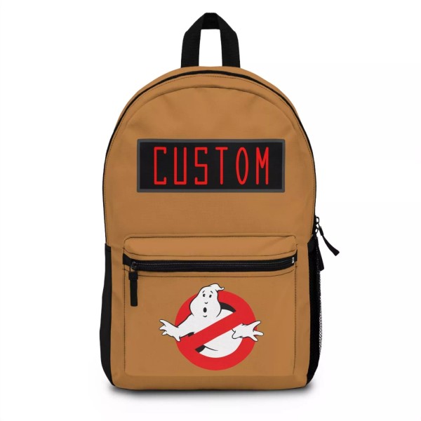 Ghostbusters Personalized Backpack, Custom Name Bag, School Backpack, Kids Bag