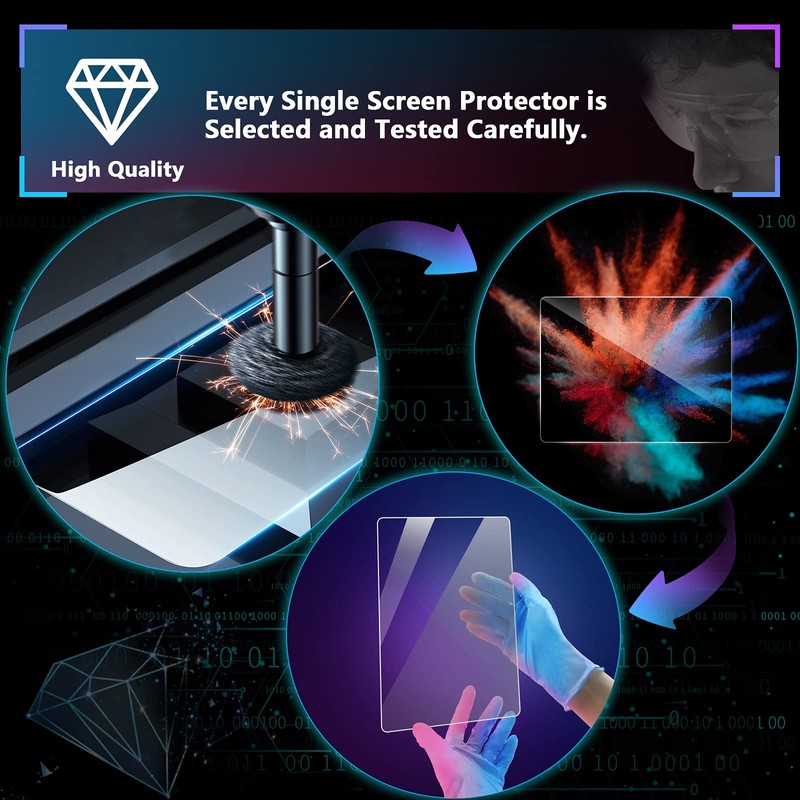 SXCY 2PCS for 2025 VW Golf R/GTI Tempered Glass Screen