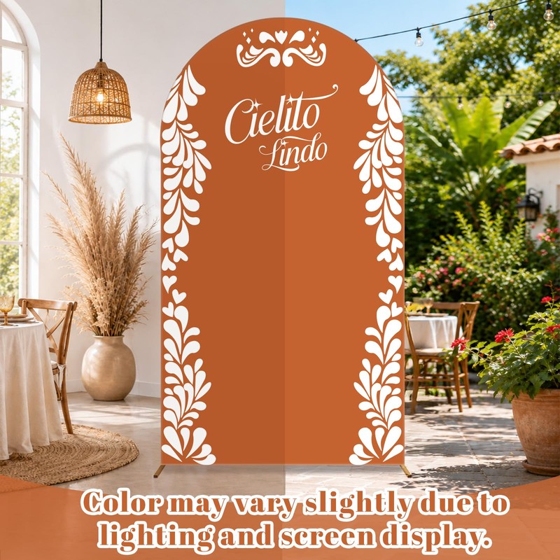 Mexican Cielito Lindo Backdrop Cover 7.2ft, Cielito Lindo Party Decoration