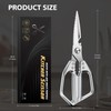 BALUCA Heavy Duty Kitchen Scissors All Purpose - Professional Stainless