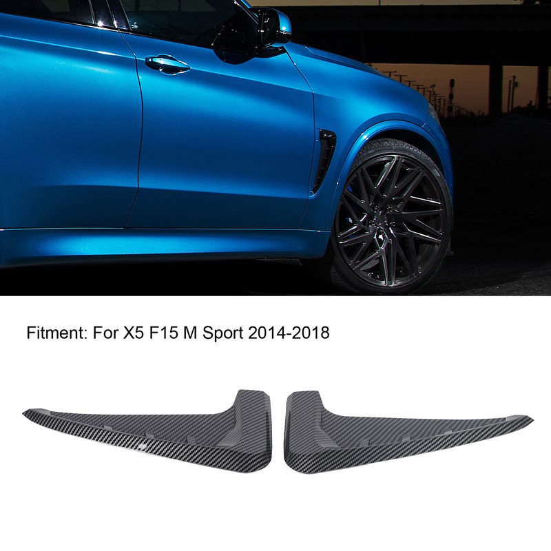 2PCS Car Front Side Air Vent Cover Decorative Gills Side