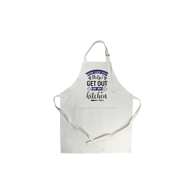 Purely Home Get Out Of My Kitchen Apron - Funny