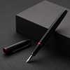 Picasso 916 - Pluma estilográfica con anillo rojo y negro