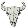 GBJUK Cattle Cow Bull Skull Enamel Pin Lapel Badge with