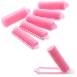 Pack of 36 Foam Sponge Curlers, Flexible Hair Styling Curlers, Sponge Curlers for Hair Styling (Pink)