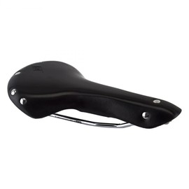 Origin8 Saddle Classic Rd Leather Blk - GS06