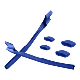 RockShell Almohadillas de goma de repuesto para gafas de sol Oakley Half Jacket 2.0/Half Jacket 2.0 XL, Azul / Patchwork, Talla unica