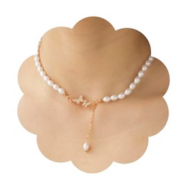 Pearls jewelry set for women, Pearls necklaces for women, Pearls set for women, Collar de perlas para mujer, Wedding necklace, Dainty pearls necklace