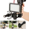 Triple Cold Shoe Mount Gimbal Extension Bracket, Universal Mic Stand