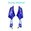 ESUPPORT Blue Universal Motorcycle Motorbike Bike 8mm 10mm Rear View