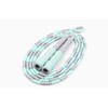 Skipping Rope Soft Beaded Adjustable Segment Rope with Non-Slip Handle