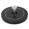 Solar Fountain LED Colorful Lighting Solar Powered Floating Bird Bath