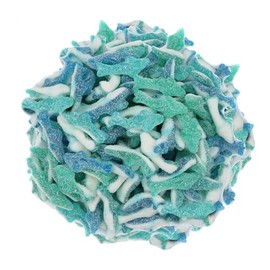 Smarty Stop Sour Blueberry Sharks Gummy Candy (3 Pound (Pack of 1))