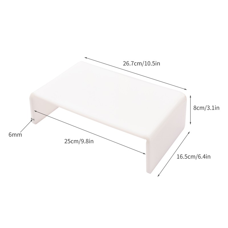Acrylic Monitor Stand Riser Universal Computer Desktop Ergonomic Laptop Stand