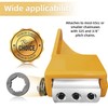 ZEIMAL Log Peeler,Log Debarking Tool,Chainsaw Attachment for Wood Debarking,Chainsaw Accessories,Timber