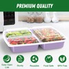 50 Pack (100-Piece) 32 oz Meal Prep Containers Reusable with
