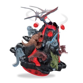 EPOCH Games - Jurassic World Shaky Volcano, 7509, Dinosaur Toy, Board Game for Children from 4 Years