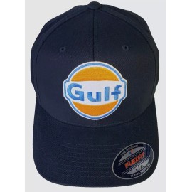 Flexfit Gulf Racing Oil Co. Patch Flexfit 6377 Brushed Twill/Black L/XL 7 1/8" - 7 5/8"