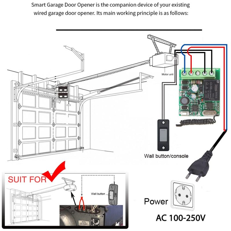 DieseRC Wireless Remote Control Switch 433Mhz 220V 230V 240V 1