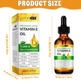 FSSPLJHYJ Vitamin E Drops 60 ml 1 Piece Vitamin E Drops Vitamin E Organic for Cosmetics Pure Vitamin E Oil for Skin Firming Plump Skin Vitamin E Organic
