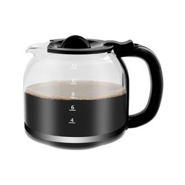 Capresso 4416.01 12 Cup Replacement Glass Carafe for 416, Black