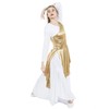 Danzcue Womens Asymmetrical Praise Dance Tunic (Gold, L-XL-Adult)