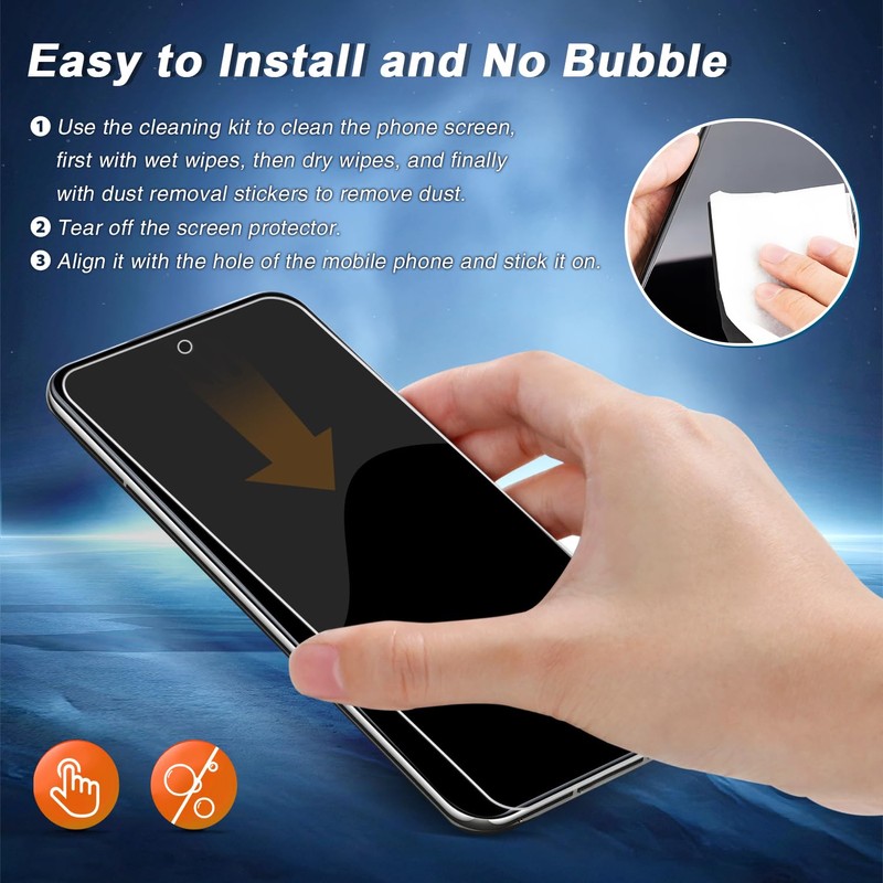 GDRCTech [3-Pack Privacy Screen Protector for Motorola Moto G Play